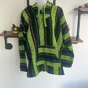 Baja hoodie like/navy. Size large